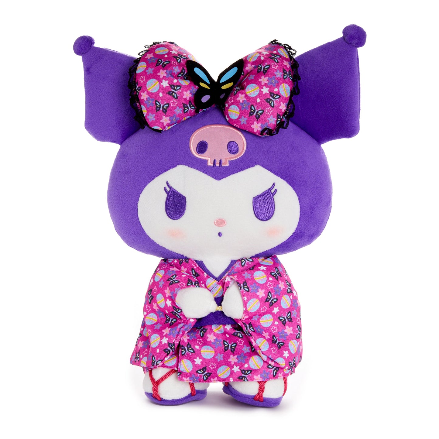 Kuromi 14" Pink Standing Plush (Spring Kimono Series)