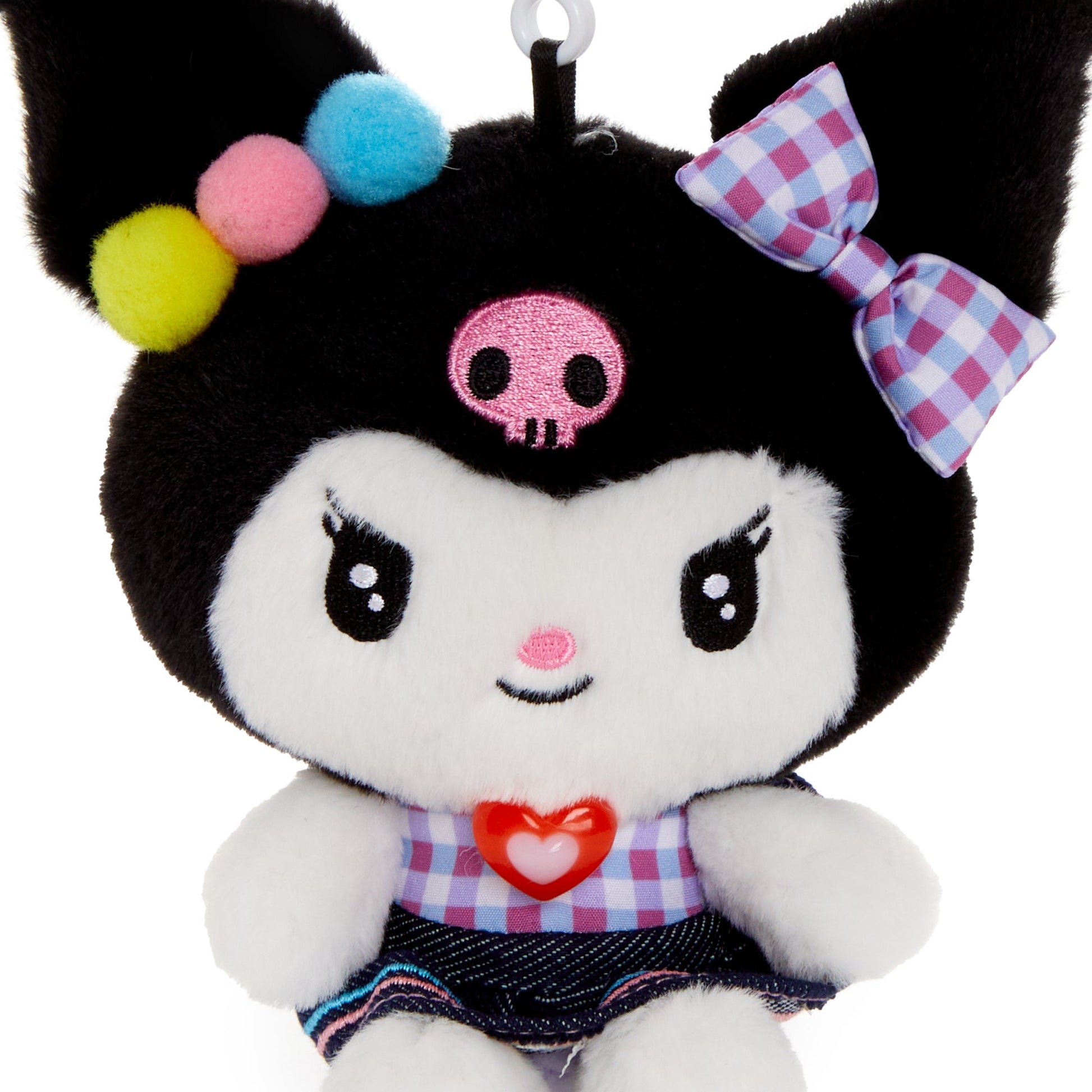 Kuromi Mascot Clip (Retro Denim Series)