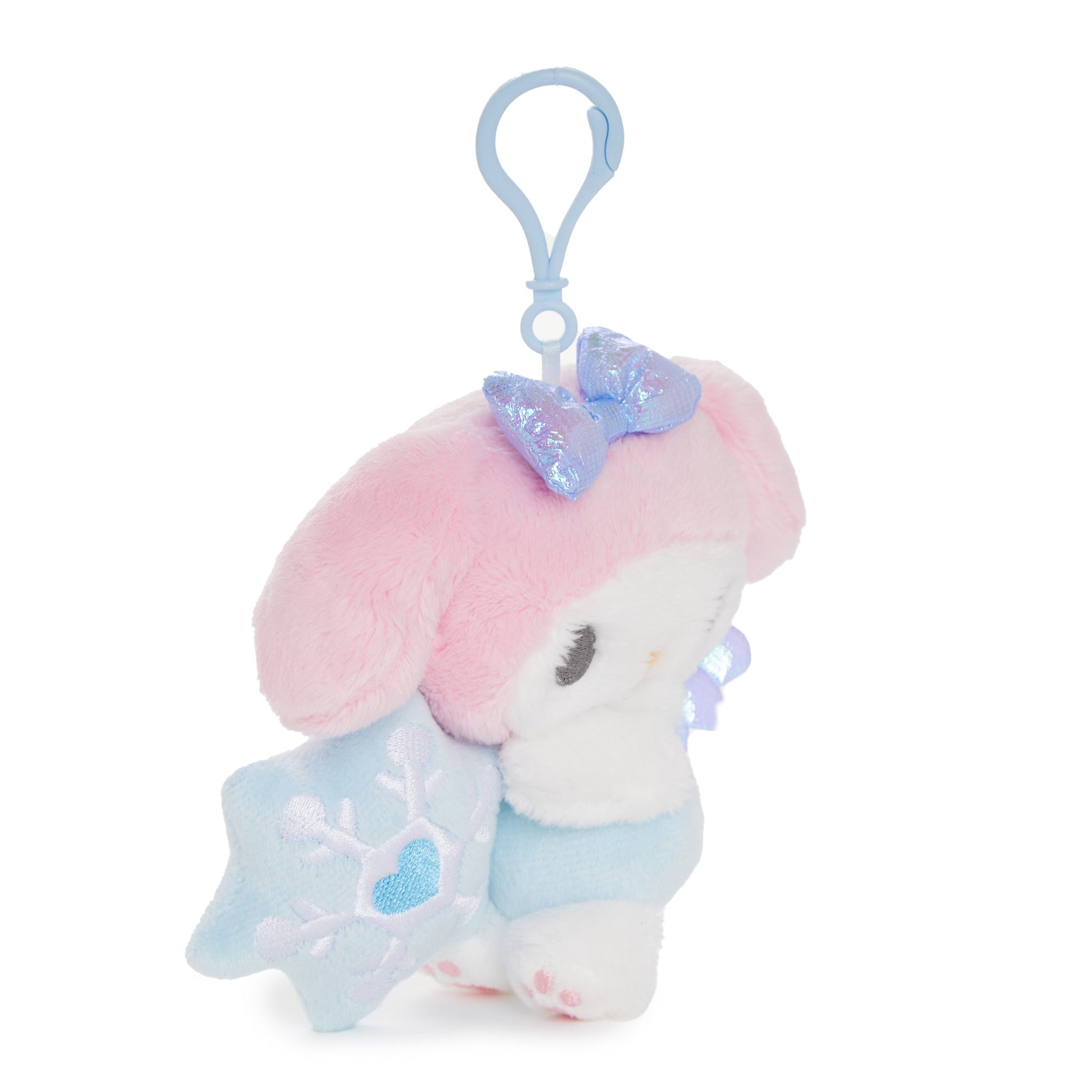 My Melody Plush Mascot Clip (Snow Angel Series)