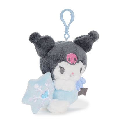 Kuromi Plush Mascot Clip (Snow Angel Series)