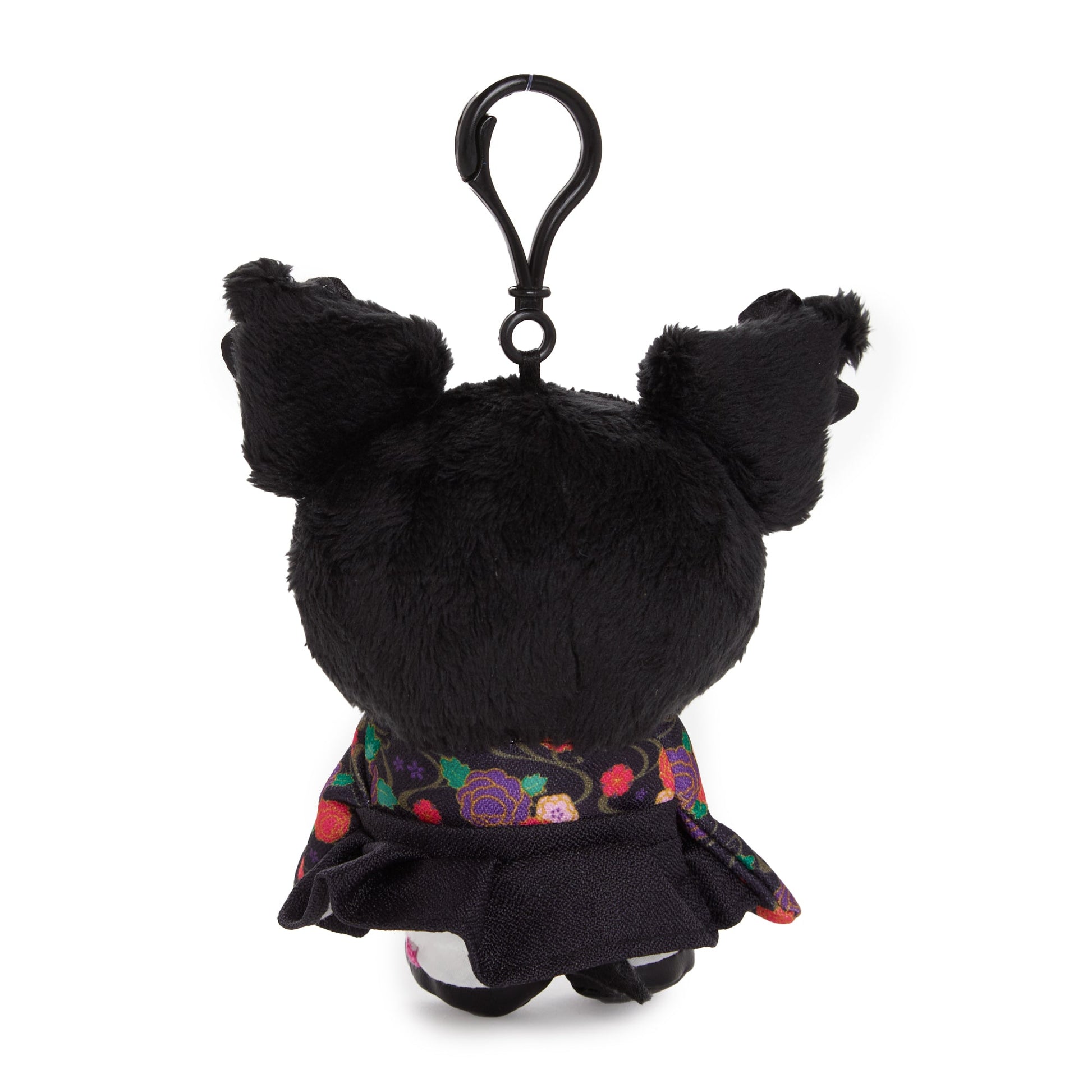 Kuromi Plush Mascot Clip (Hakama Series)