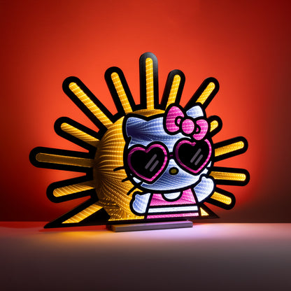 Hello Kitty 24.5" Sunshine Ekkolight Infinity Light
