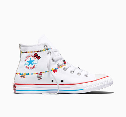 Converse x Hello Kitty Chuck Taylor All Star Charmed Hi-Top Sneaker (Adult - White)