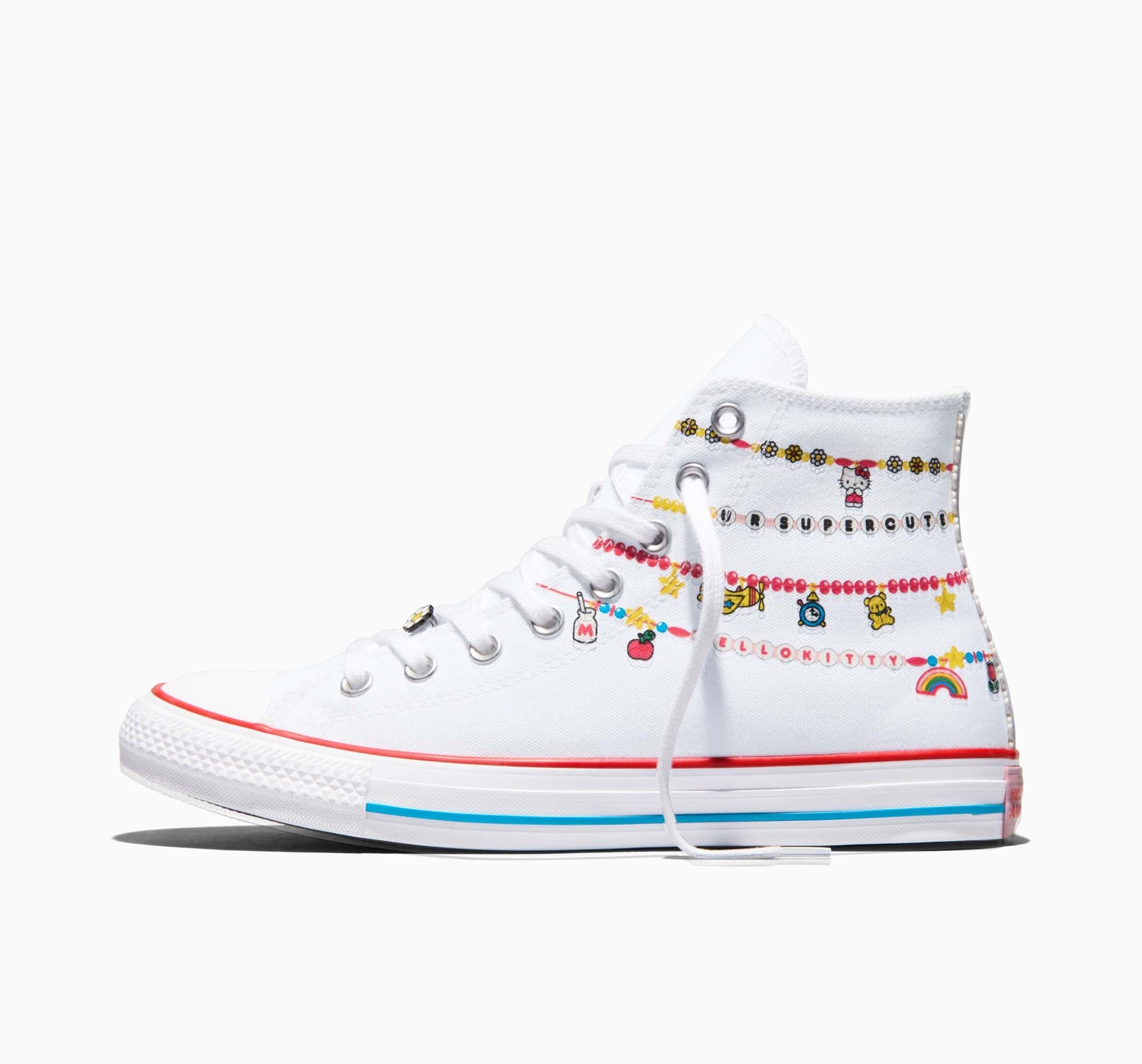 Converse x Hello Kitty Chuck Taylor All Star Charmed Hi-Top Sneaker (Adult - White)