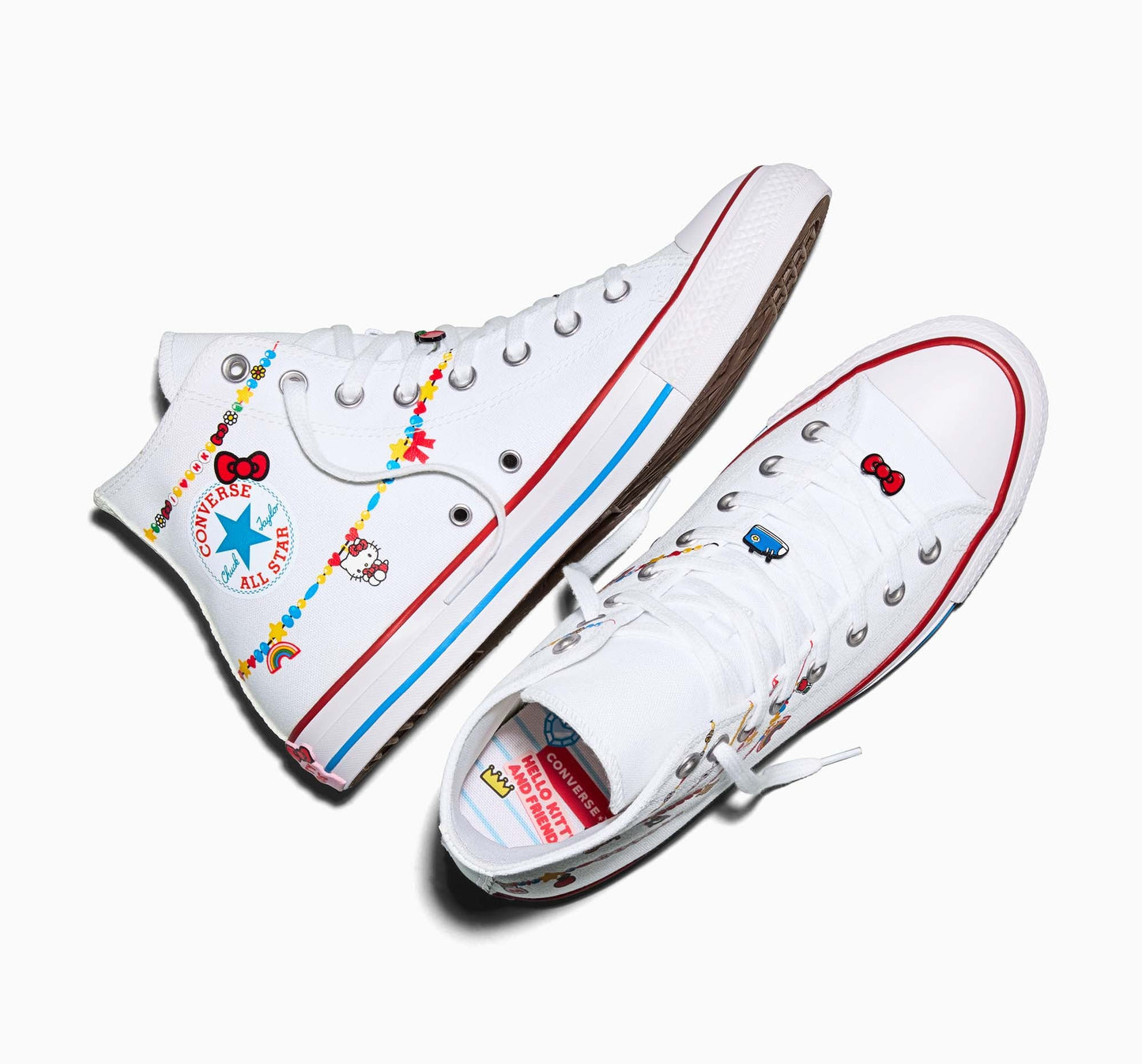 Converse x Hello Kitty Chuck Taylor All Star Charmed Hi-Top Sneaker (Adult - White)