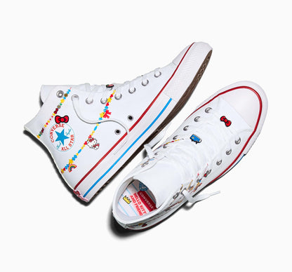 Converse x Hello Kitty Chuck Taylor All Star Charmed Hi-Top Sneaker (Adult - White)