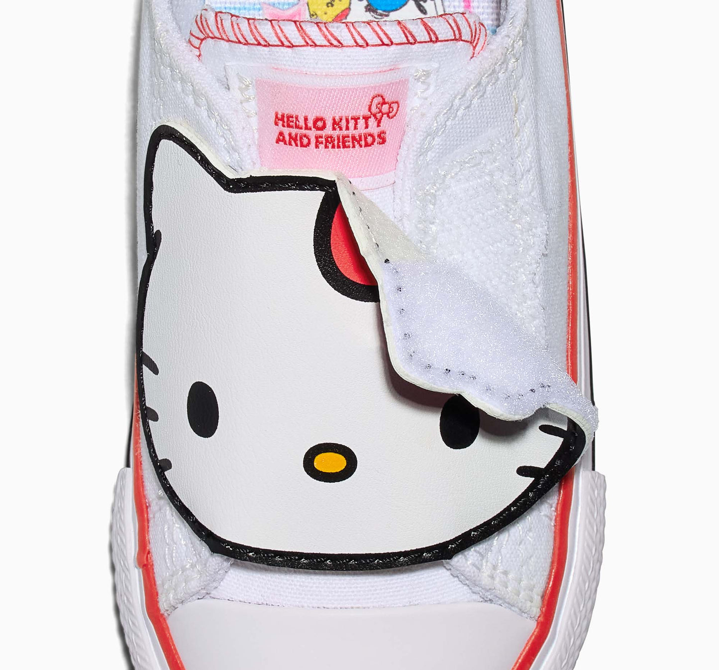Converse x Hello Kitty Chuck Taylor All Star One Strap Easy-On Sneaker (Toddler - White)