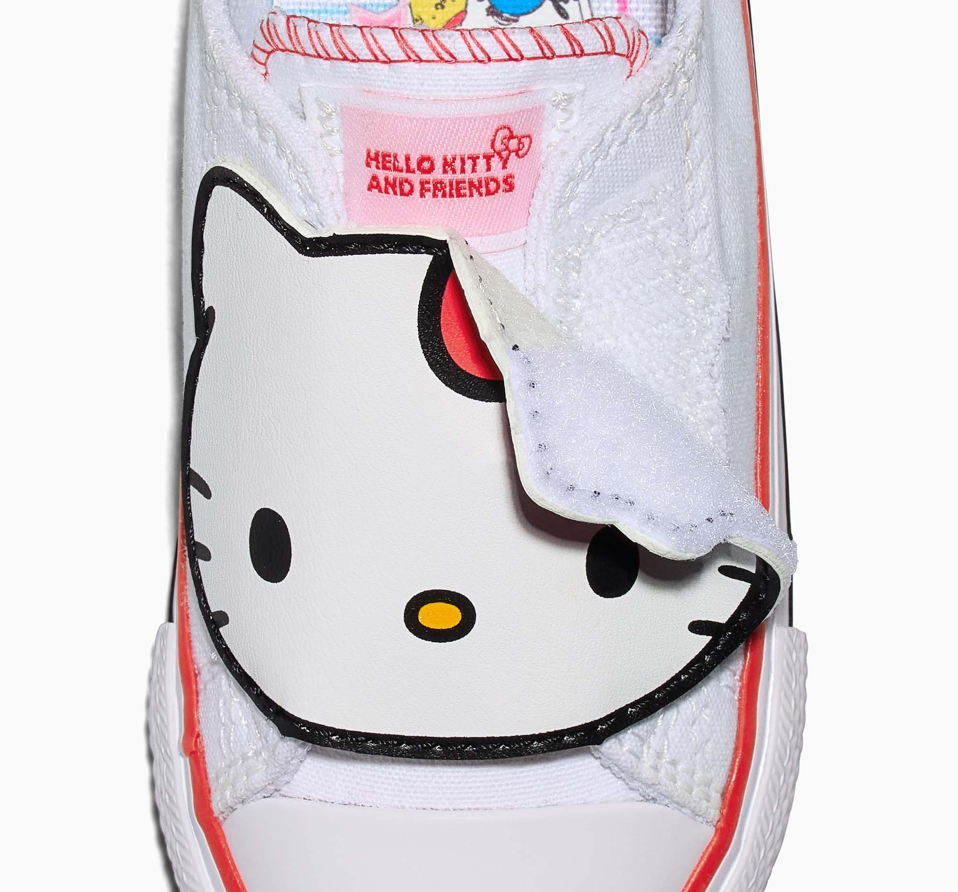 Converse x Hello Kitty Chuck Taylor All Star One Strap Easy-On Sneaker (Toddler - White)