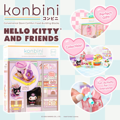 Kuromi Konbini Building Blocks Set (Coffee & Donut Set)