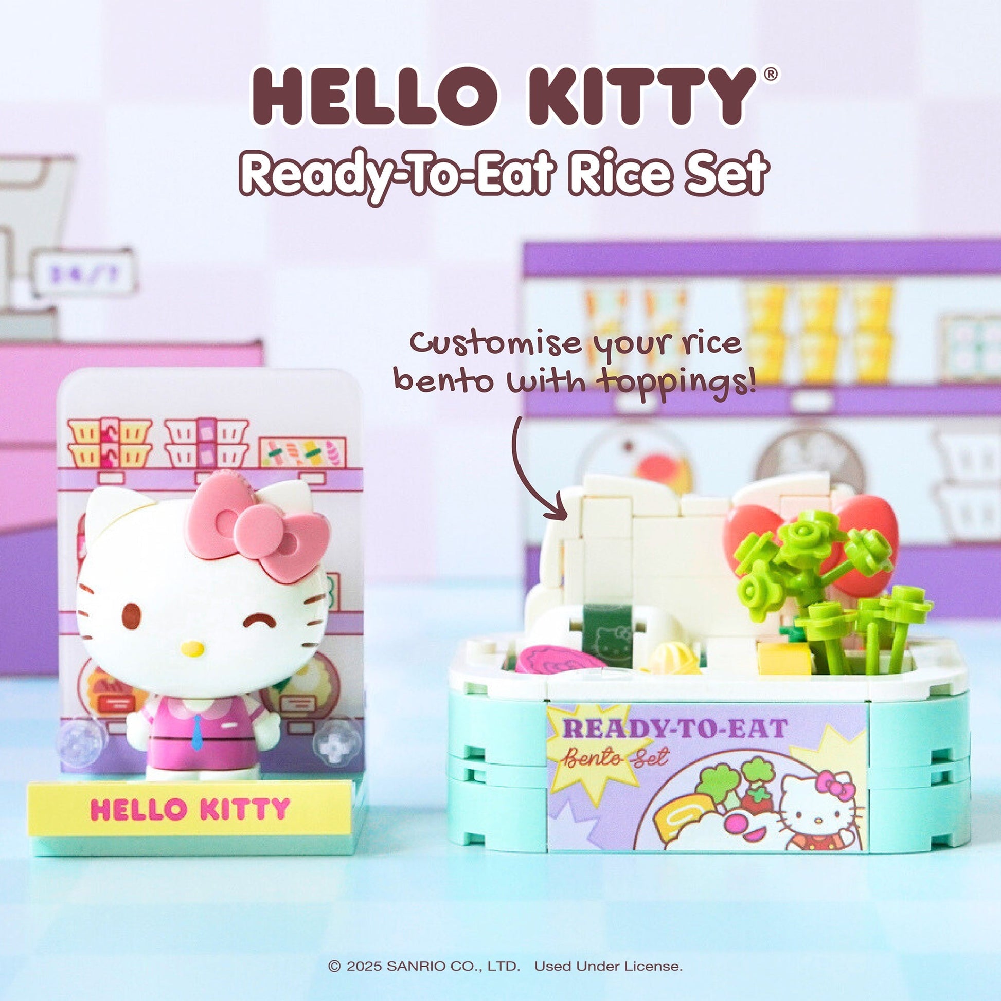 Hello Kitty Konbini Building Blocks Set (Ready-to-Eat Rice Set)