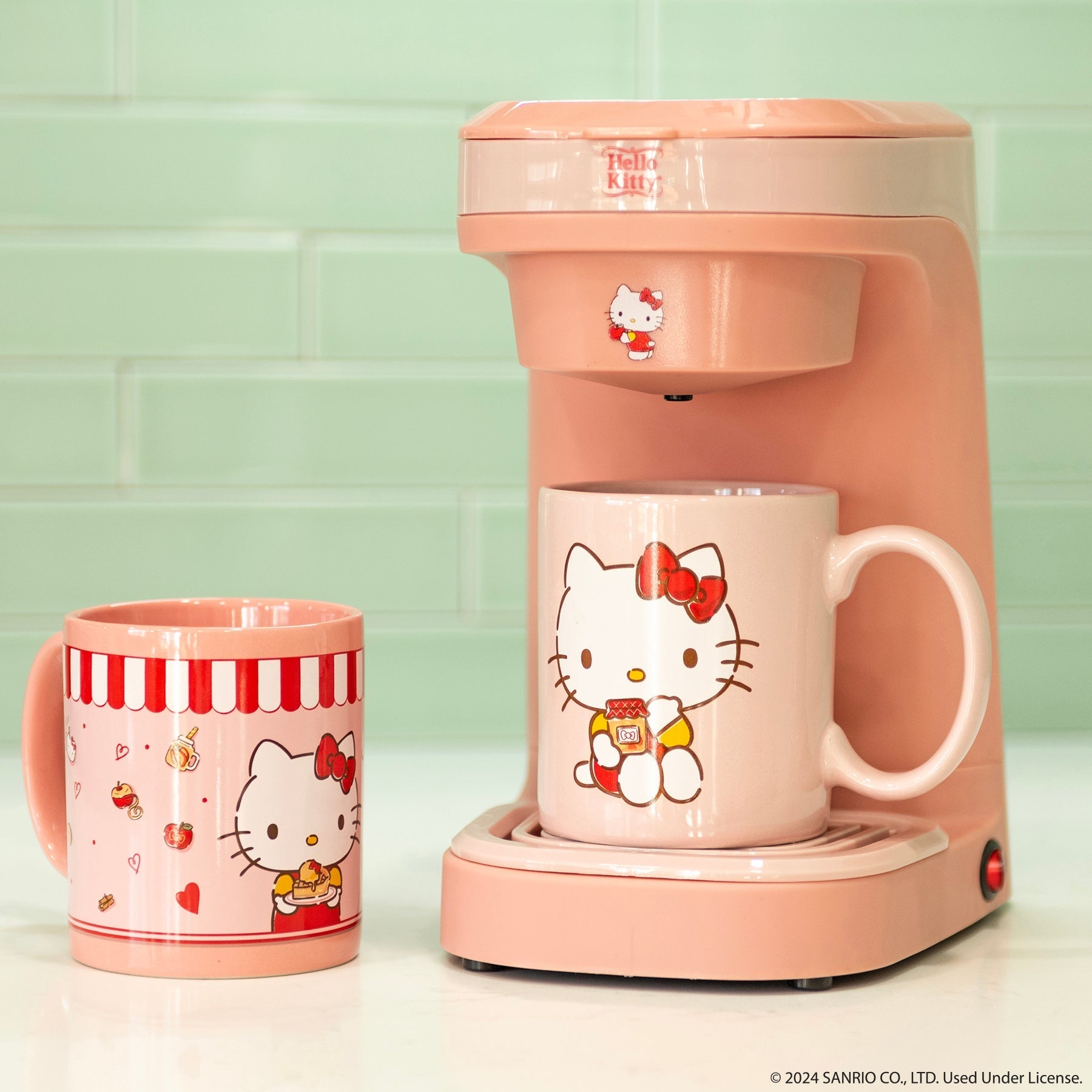 Hello Kitty Single Cup Coffee Maker 3-Piece Gift Set