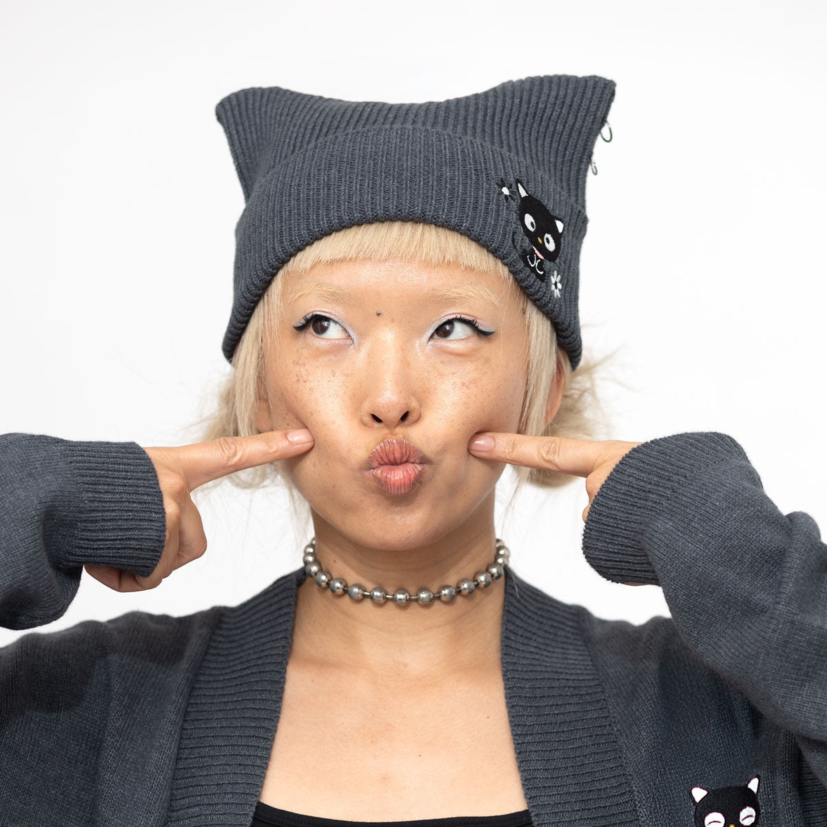 Chococat x JapanLA Flowers Knit Beanie