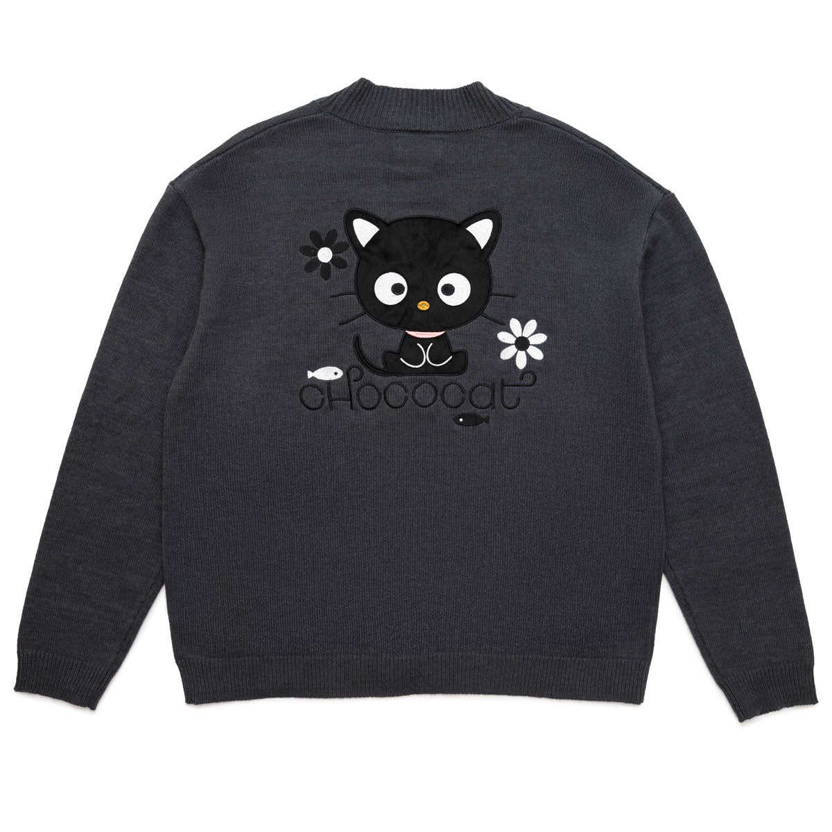 Chococat x JapanLA Flowers Embroidered Knit Cardigan