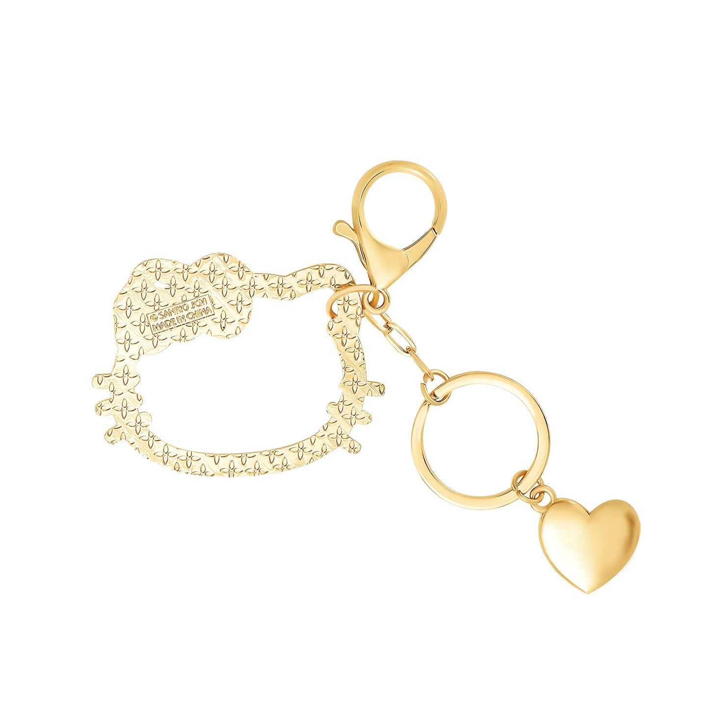 Hello Kitty Silhouette Heart Keychain