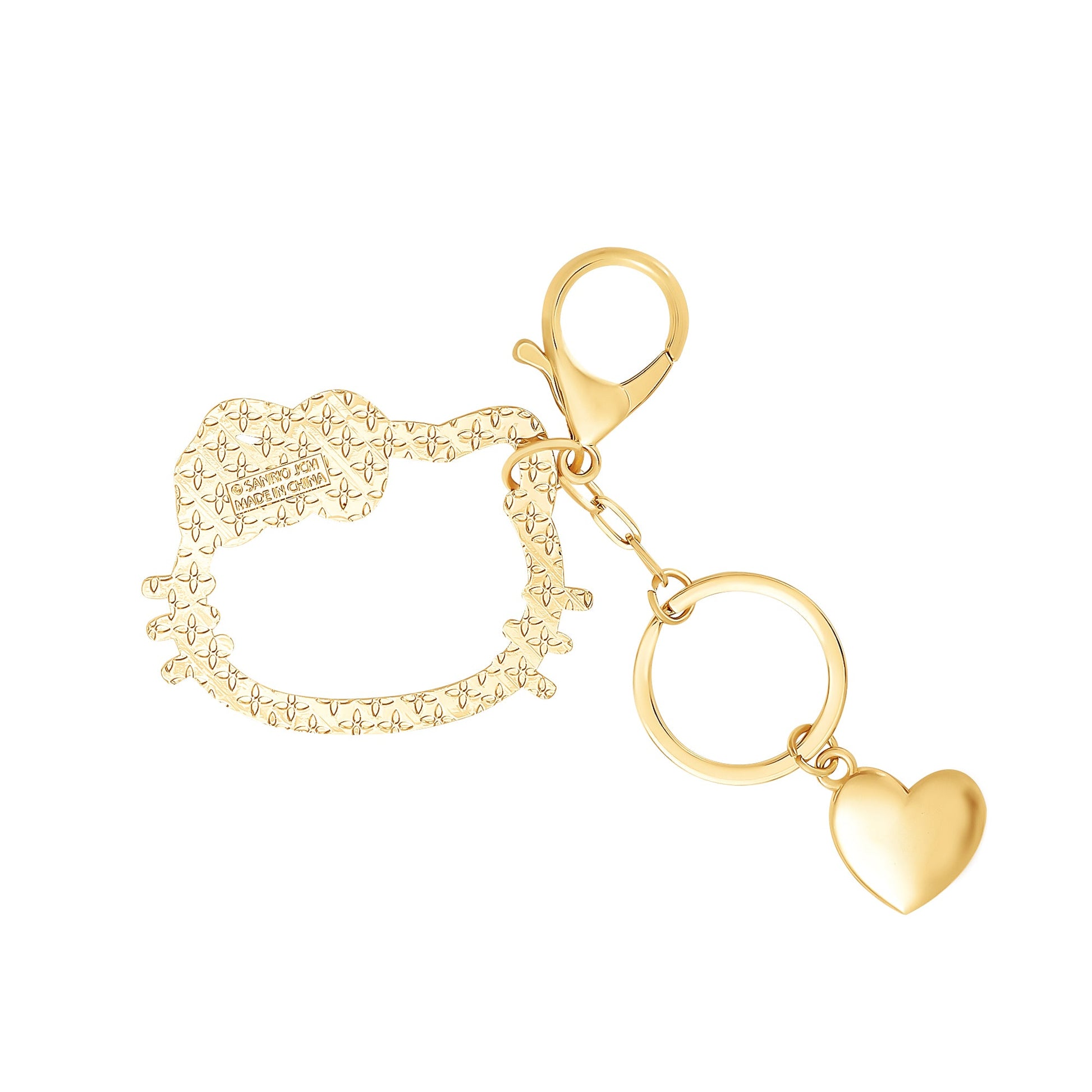 Hello Kitty Silhouette Heart Keychain
