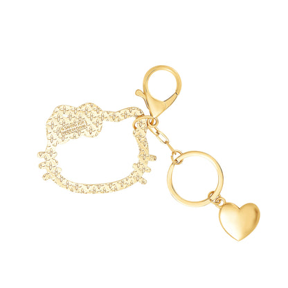 Hello Kitty Silhouette Heart Keychain