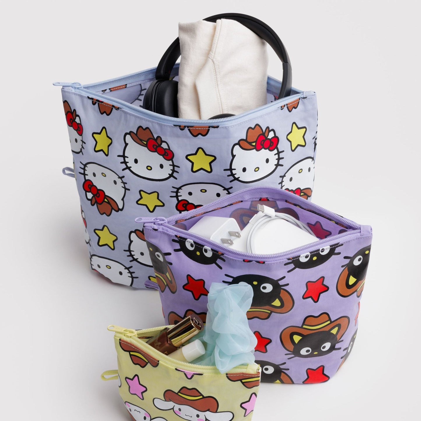 Hello Kitty and Friends x Baggu Go Pouch Set (Western)