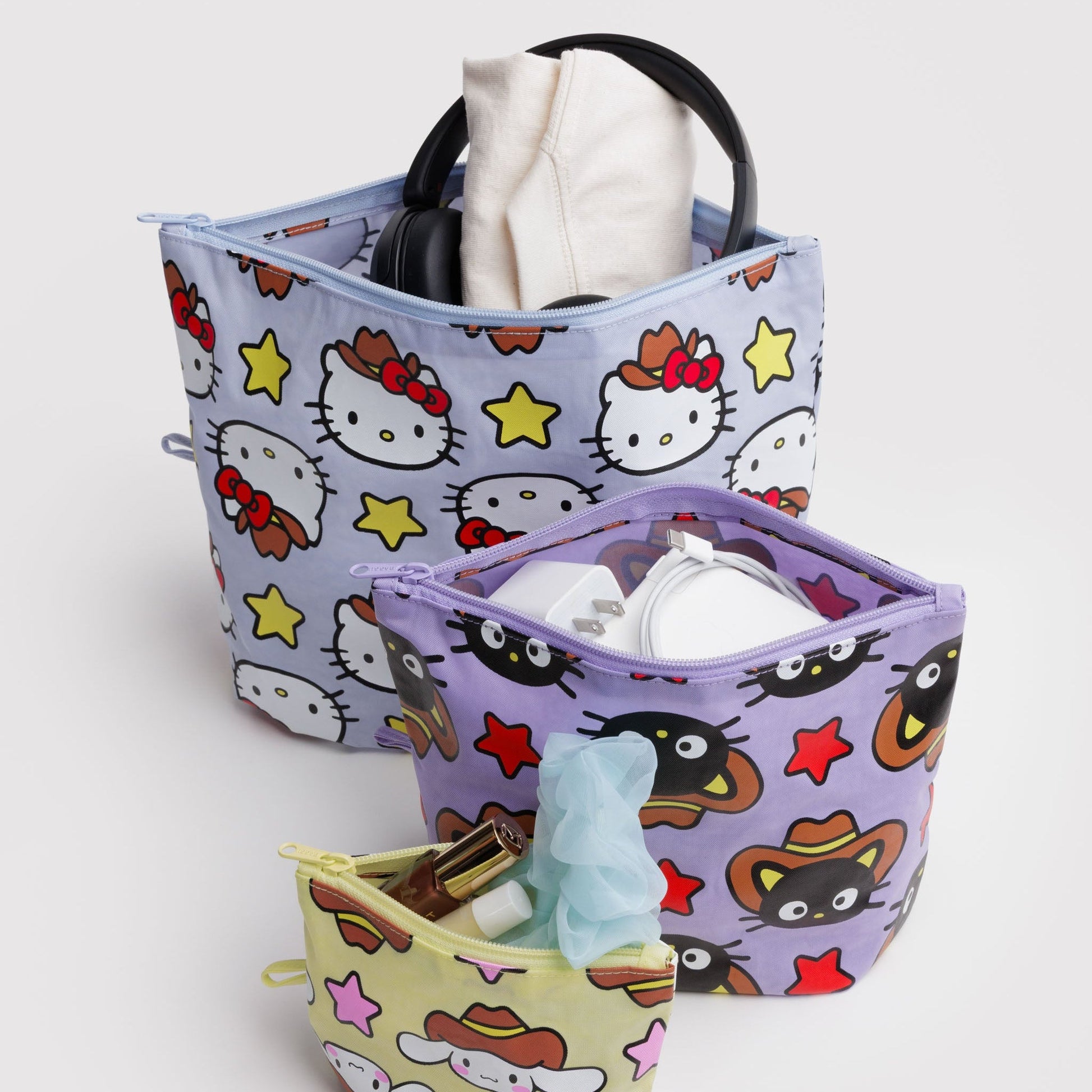 Hello Kitty and Friends x Baggu Go Pouch Set (Western)
