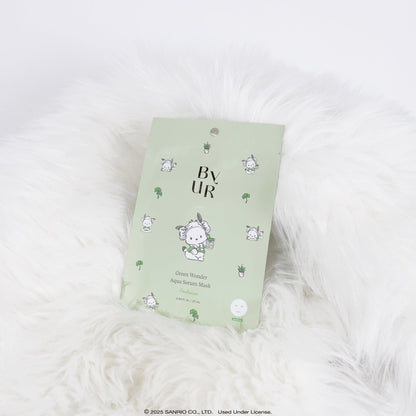 Pochacco x ByUR Green Wonder Aqua Serum Mask (Sanrio K-Spa Edition)