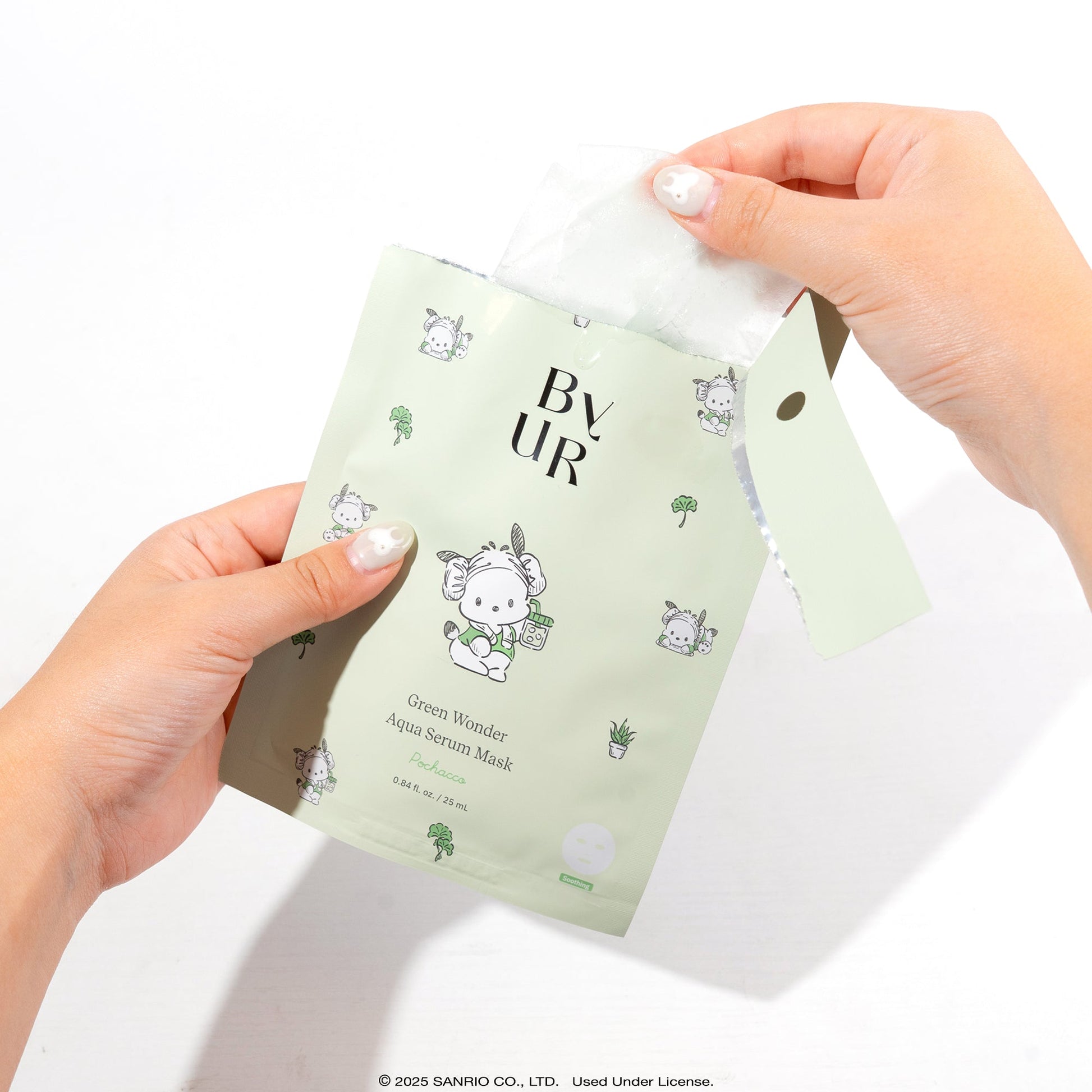 Pochacco x ByUR Green Wonder Aqua Serum Mask (Sanrio K-Spa Edition)