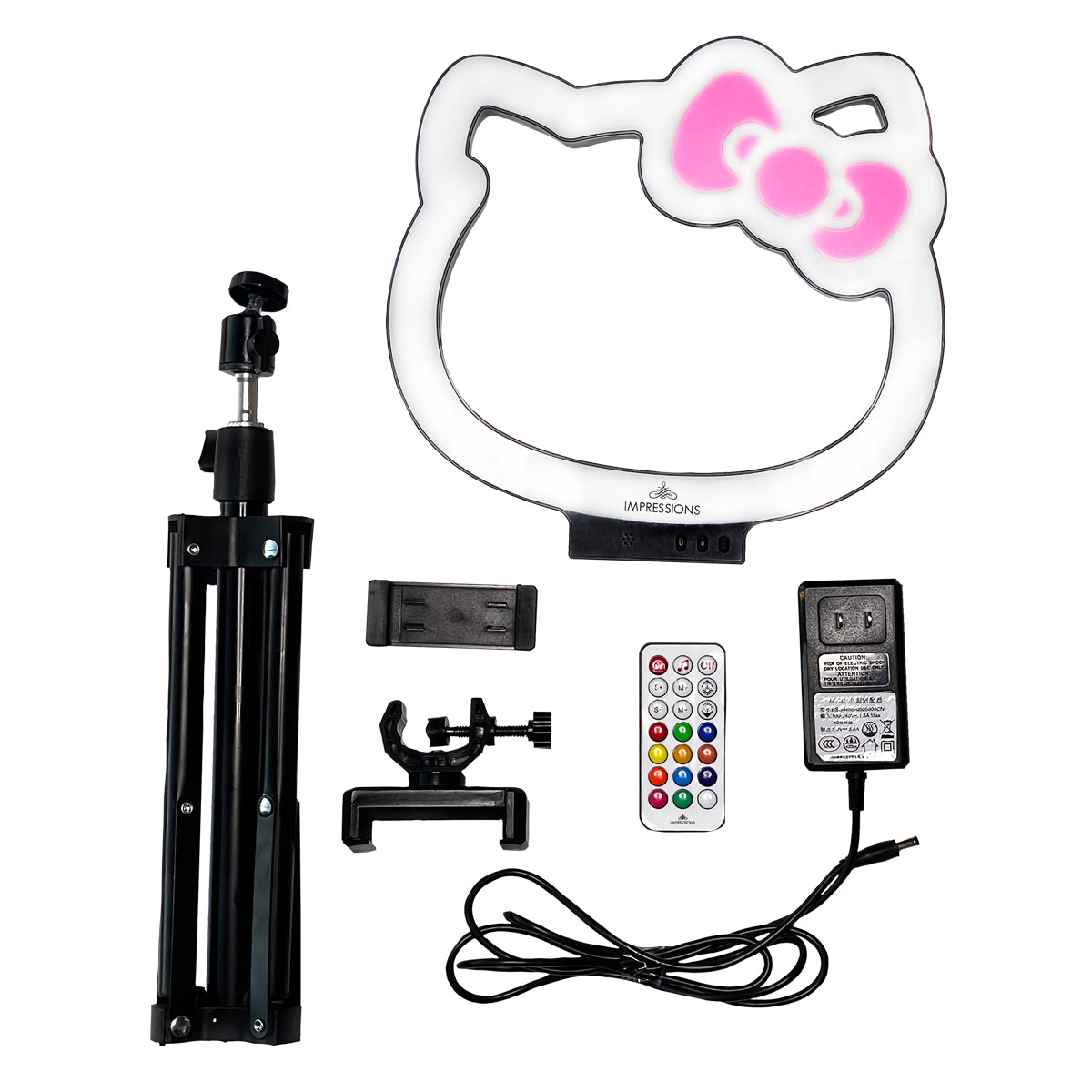 Hello Kitty x Impressions Vanity 10" Desktop Ring Light Tripod