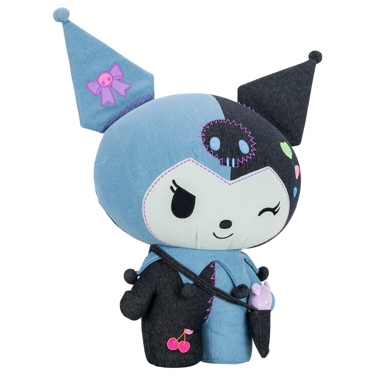 Kuromi 24" Ultra-Premier Denim Patchwork Plush (Limited Edition)