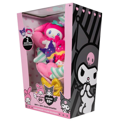 My Melody & Kuromi 12" Anniversary Plush Bouquet