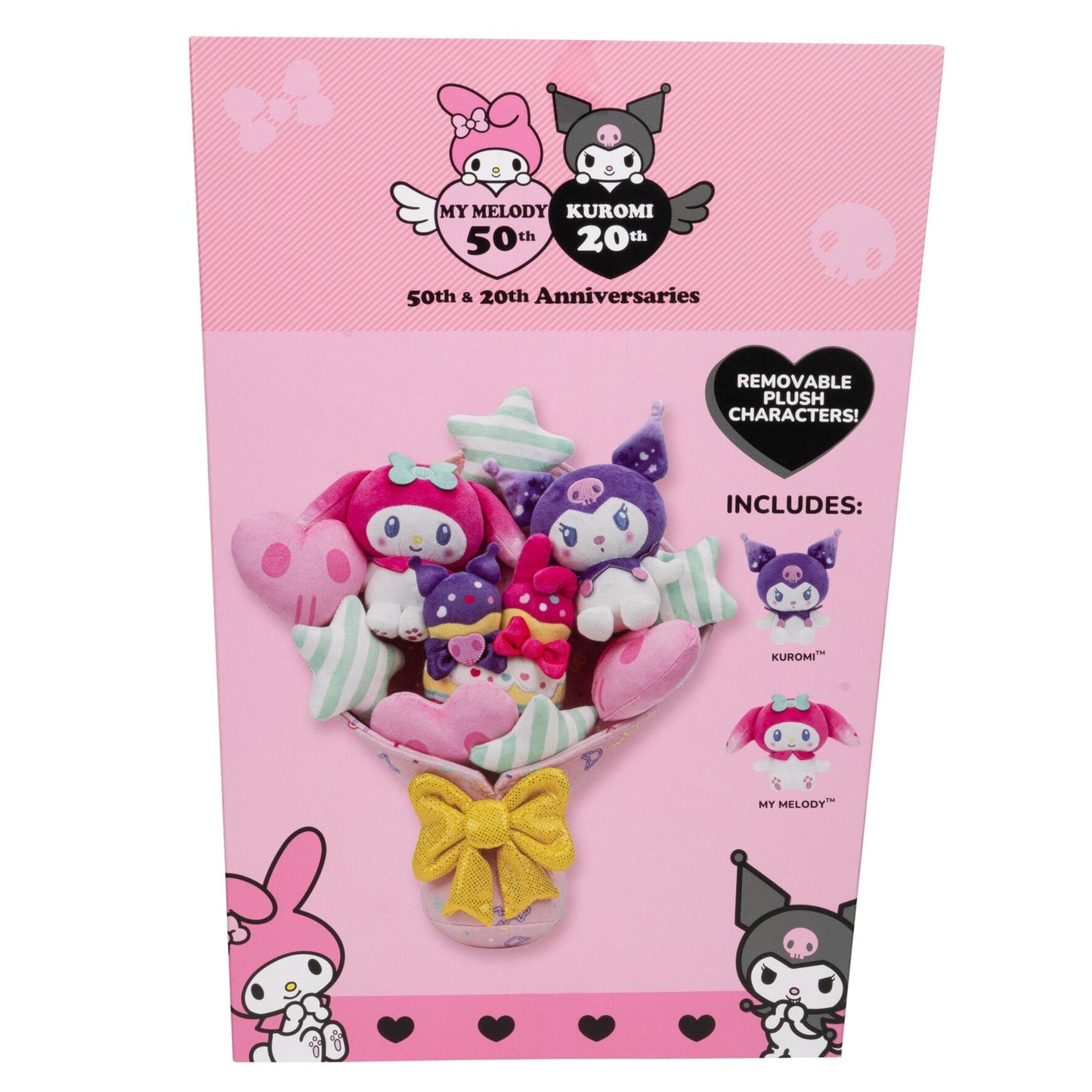 My Melody & Kuromi 12" Anniversary Plush Bouquet