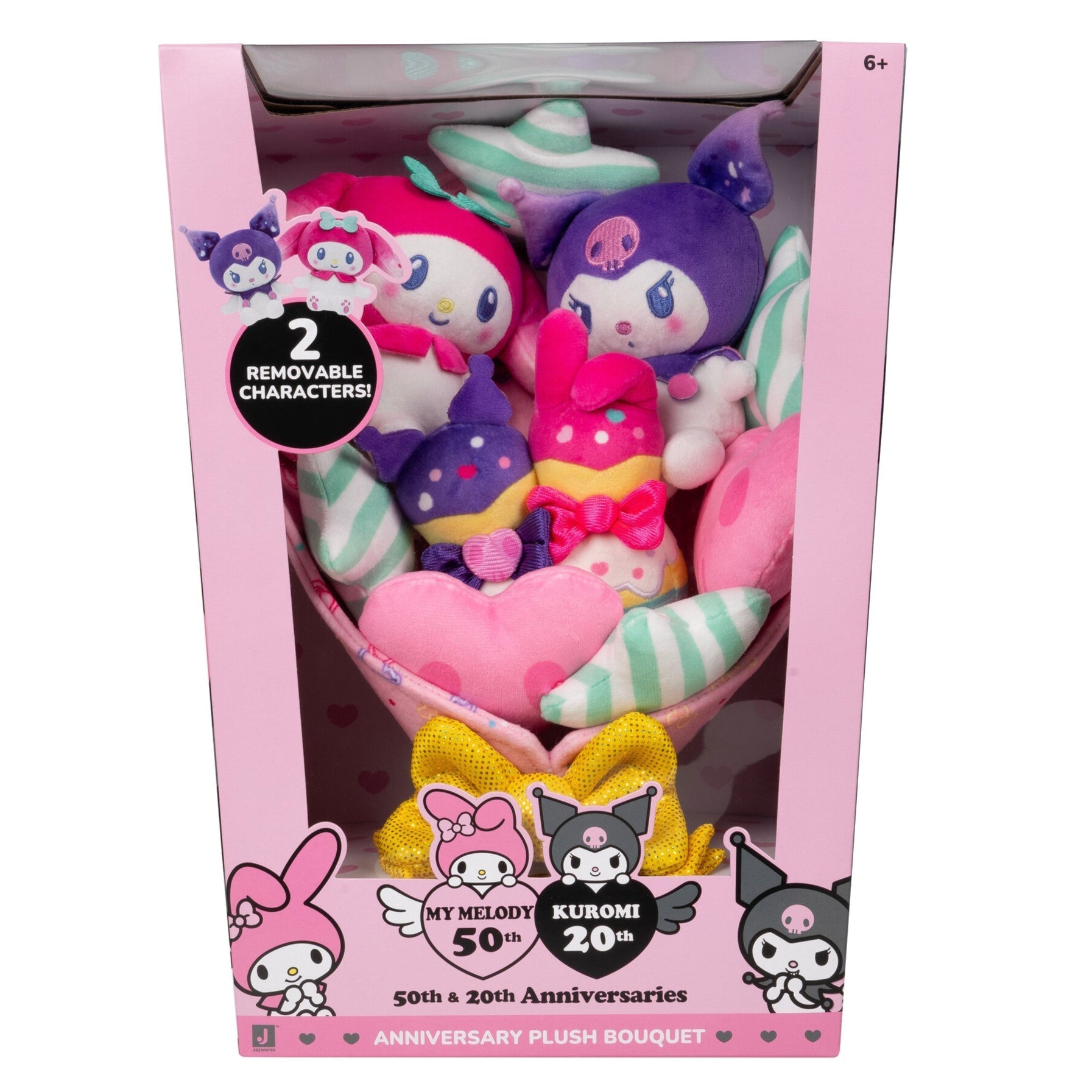 My Melody & Kuromi 12" Anniversary Plush Bouquet