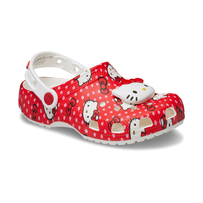 Hello Kitty x Crocs Toddler Red Classic Clog