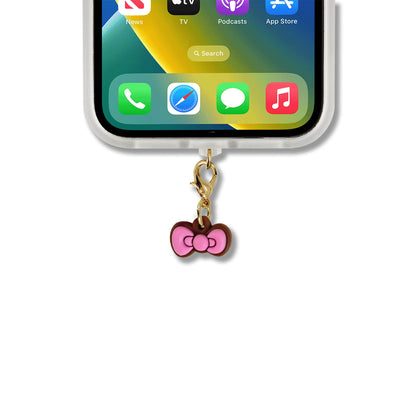 Hello Kitty x Sonix Pink Bows Charging Port 3-Pc Charms Set