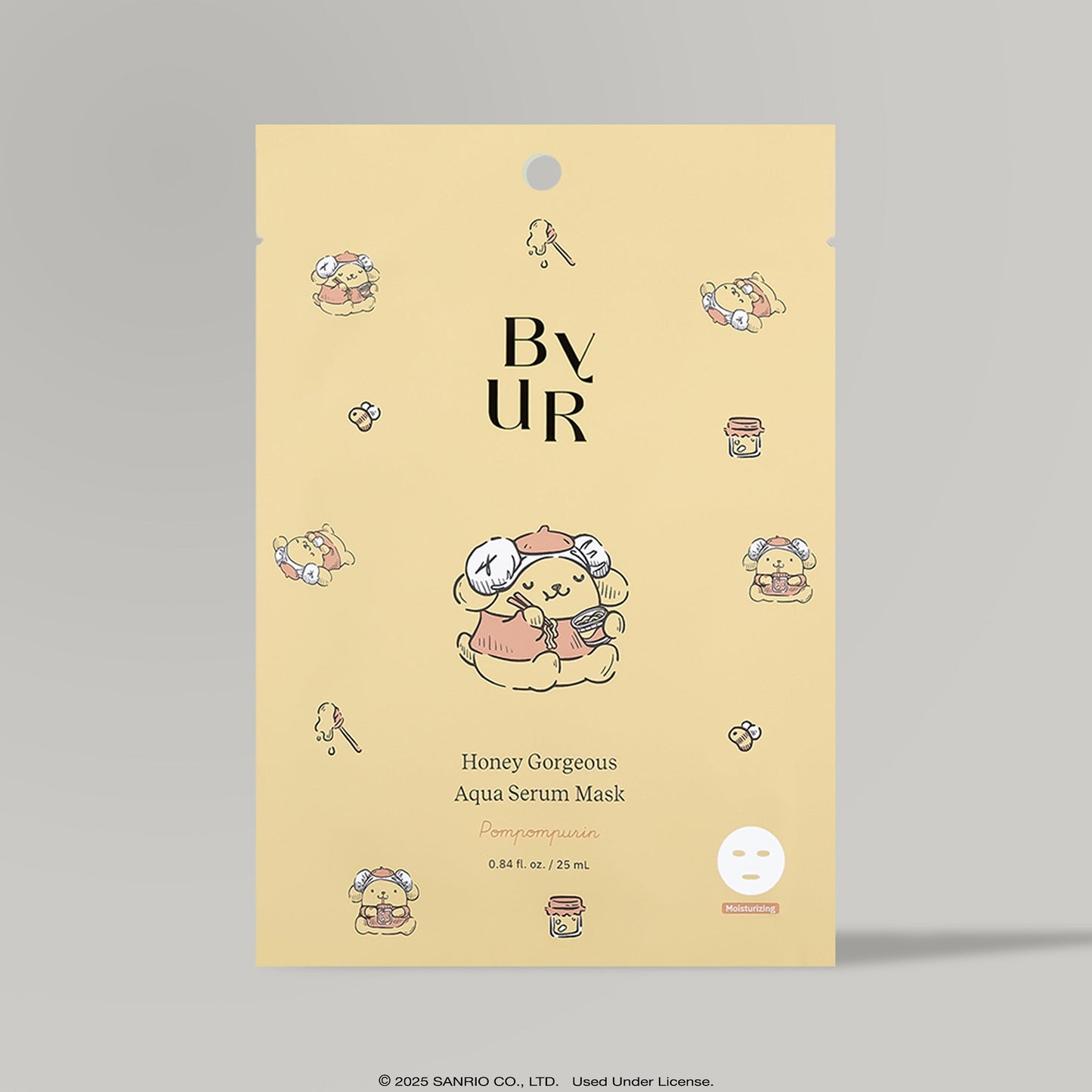 Pompompurin x ByUR Honey Gorgeous Aqua Serum Mask (Sanrio K-Spa Edition)