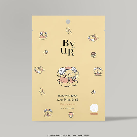Pompompurin x ByUR Honey Gorgeous Aqua Serum Mask (Sanrio K-Spa Edition)