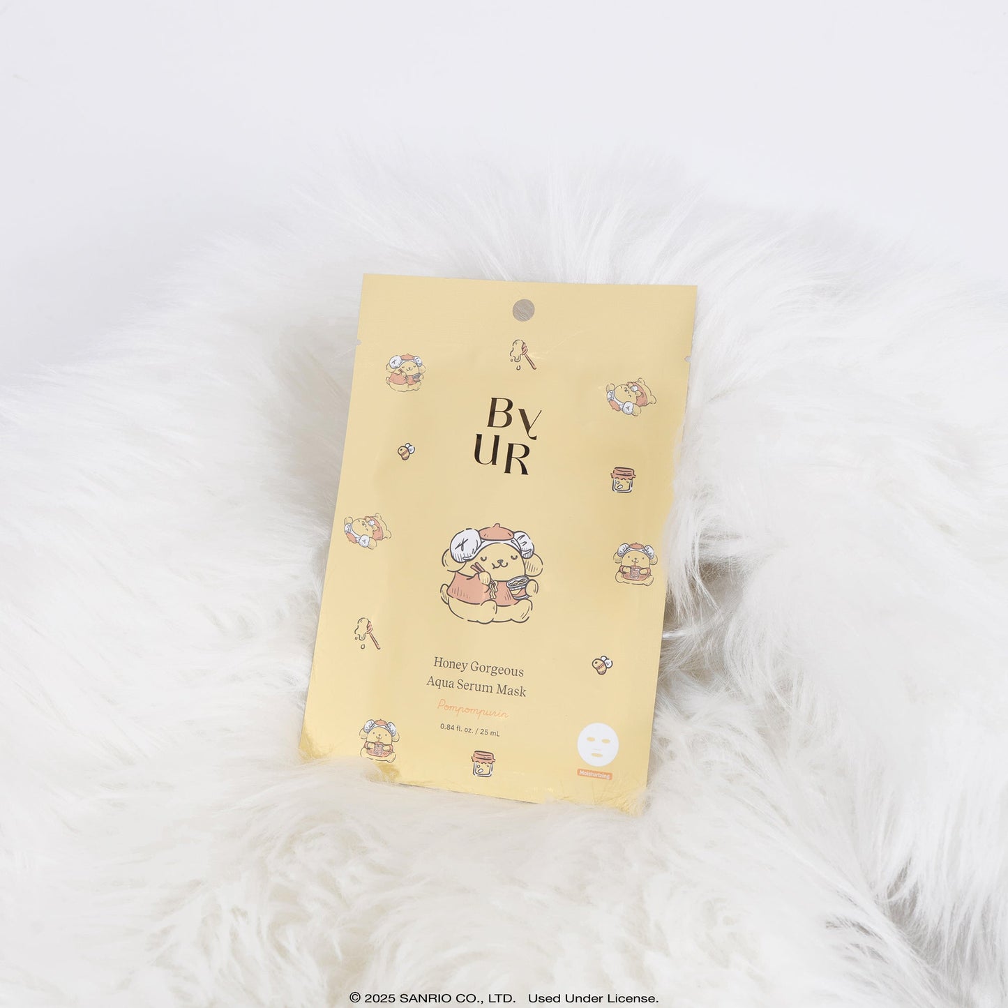 Pompompurin x ByUR Honey Gorgeous Aqua Serum Mask (Sanrio K-Spa Edition)