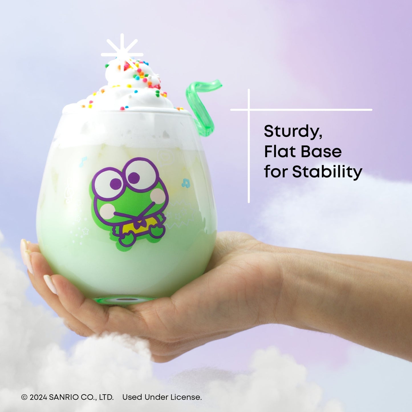 Hello Kitty and Friends Above the Clouds Stemless Glasses (Set of 4)
