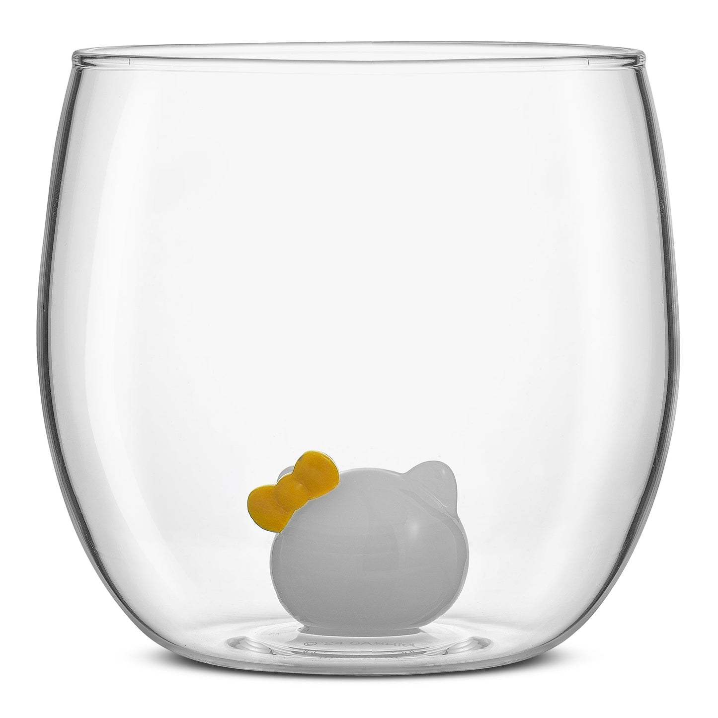 Hello Kitty and Mimmy 3D Icon Short Drinking Glasses (Set of 2)