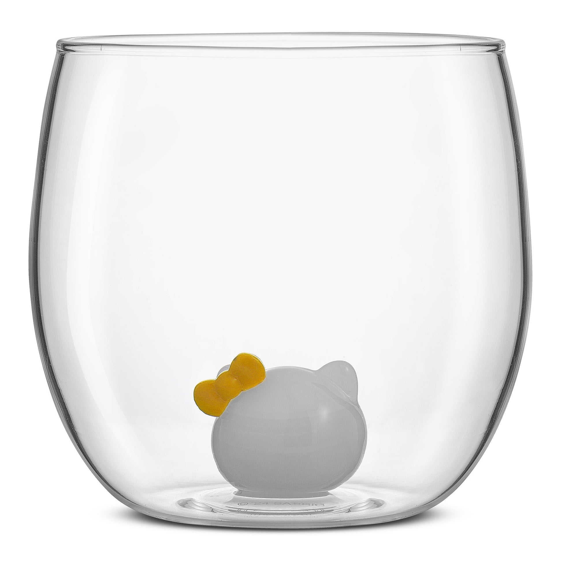 Hello Kitty and Mimmy 3D Icon Short Drinking Glasses (Set of 2)