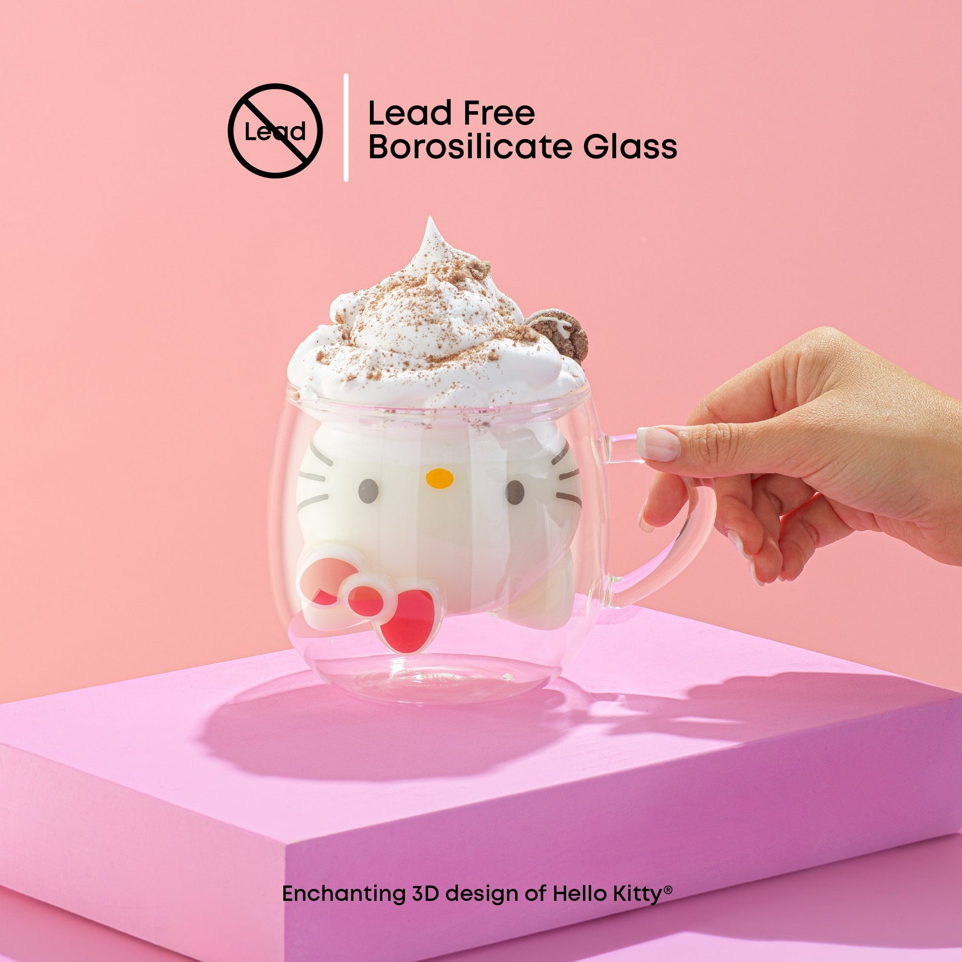 Hello Kitty 3D Double Wall Coffee Mug
