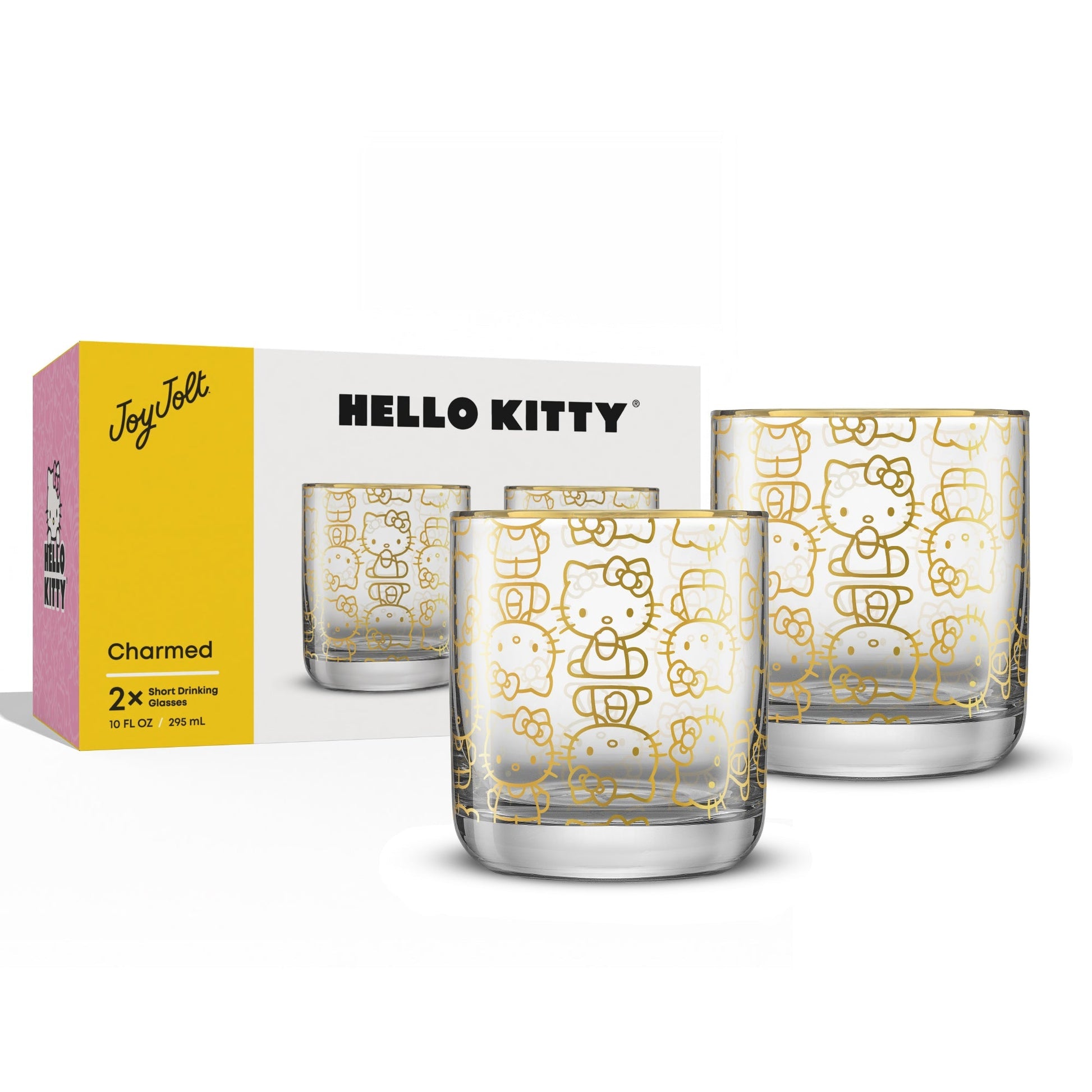 Hello Kitty Charmed Short Drinking Glasses (Set of 2)