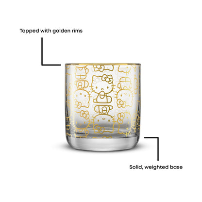 Hello Kitty Charmed Short Drinking Glasses (Set of 2)