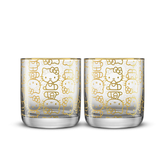 Hello Kitty Charmed Short Drinking Glasses (Set of 2)