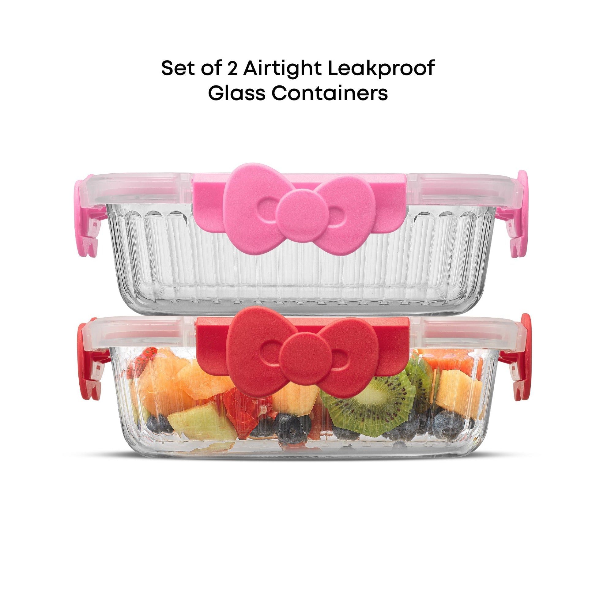 Hello Kitty Fluted Food Storage Containers (Set of 2)