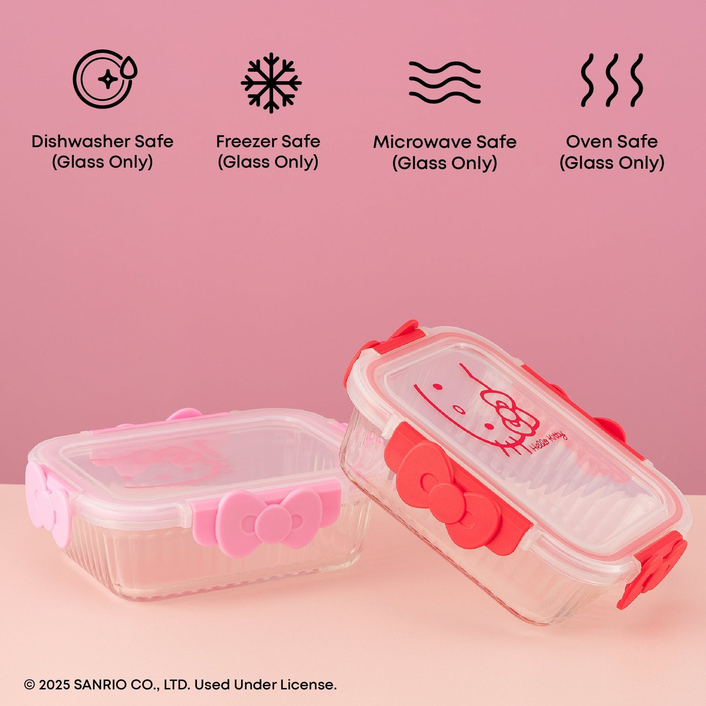 Hello Kitty Fluted Food Storage Containers (Set of 2)