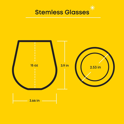 Hello Kitty and Friends Hello Sippy Stemless Glasses (Set of 4)