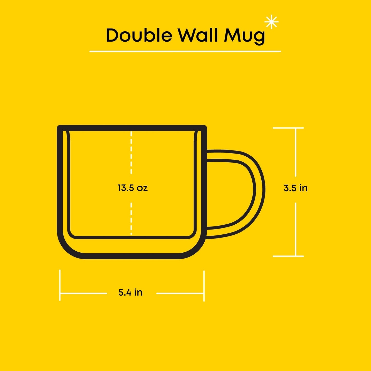 My Melody Double Wall Coffee Mug