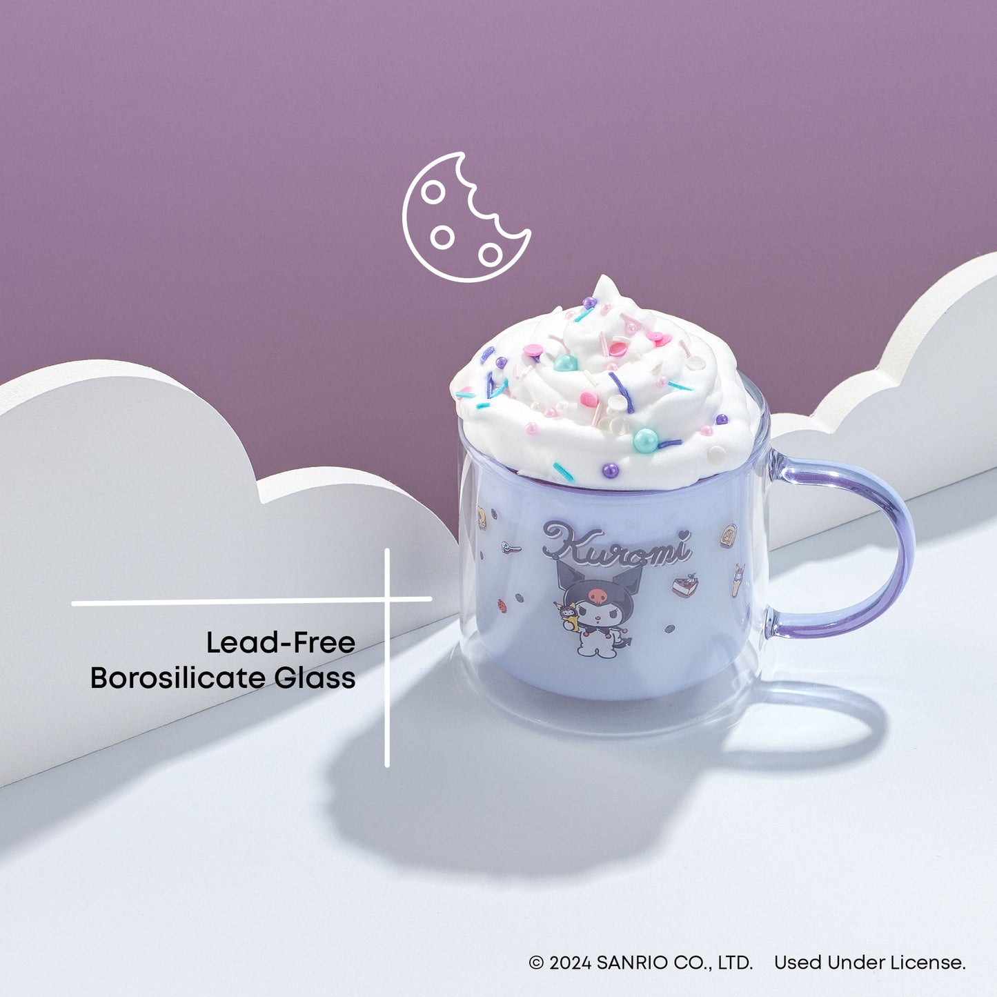 Kuromi Double Wall Coffee Mug