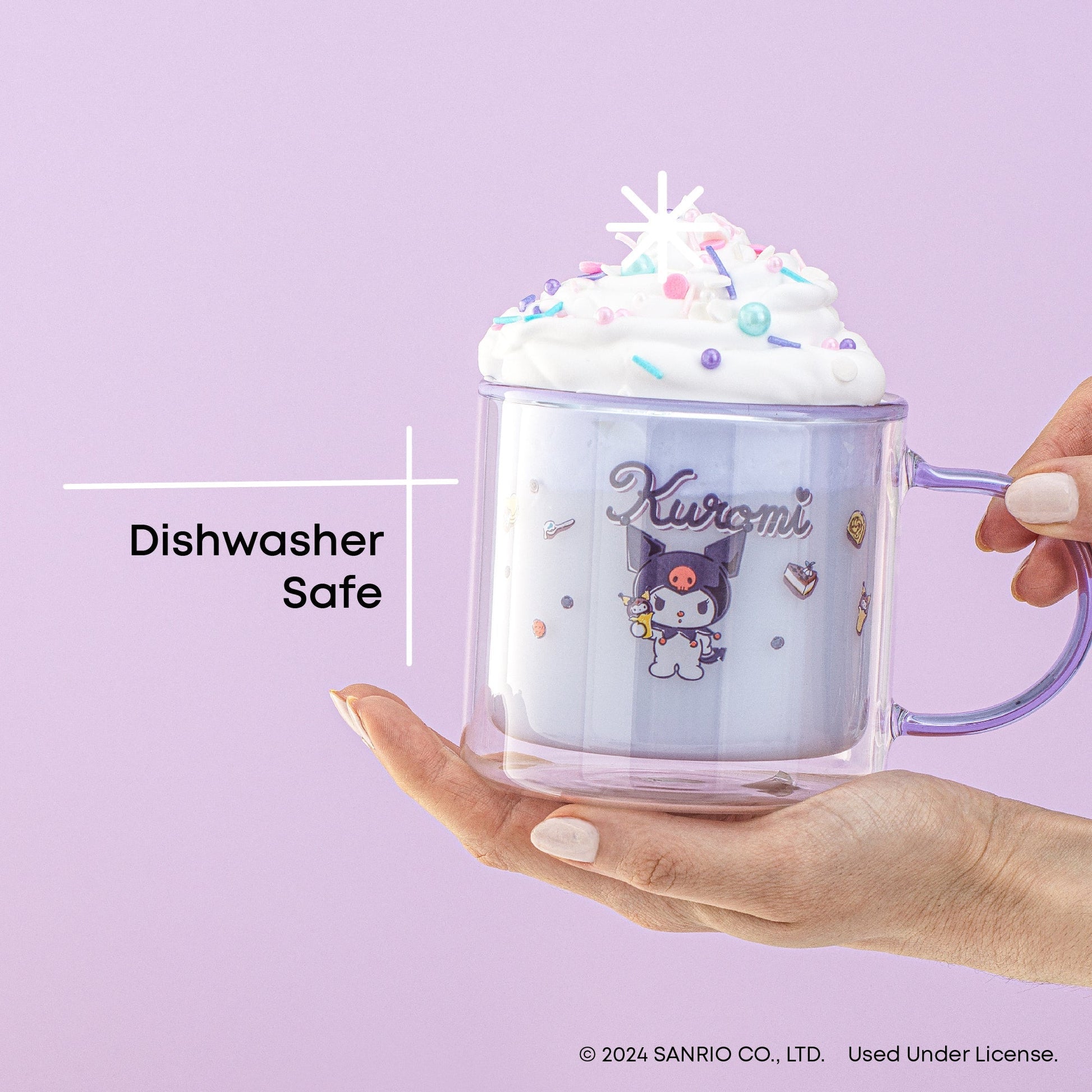 Kuromi Double Wall Coffee Mug