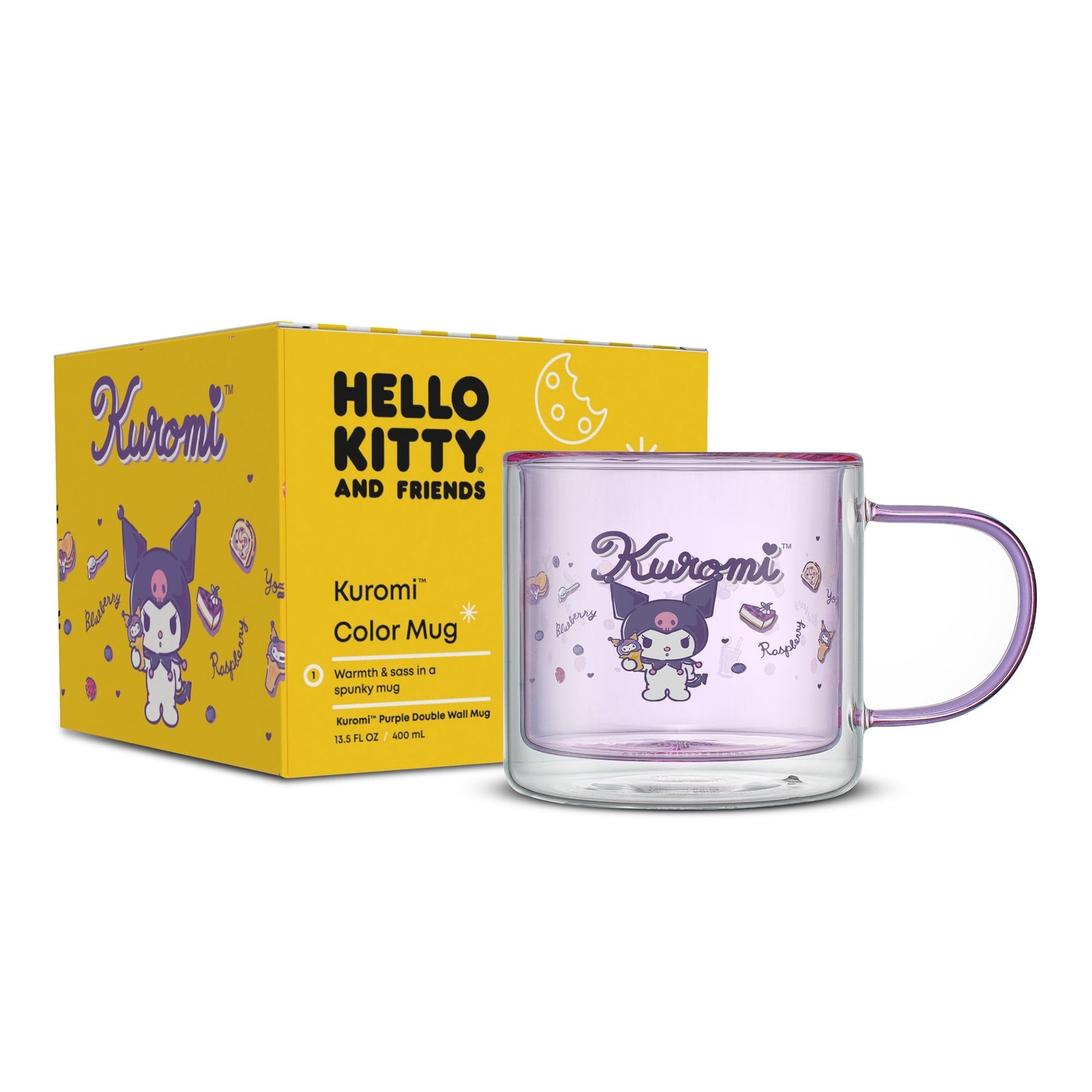 Kuromi Double Wall Coffee Mug