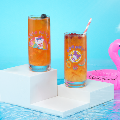 Hello Kitty and Friends Pool Party Tall Drinking Glasses