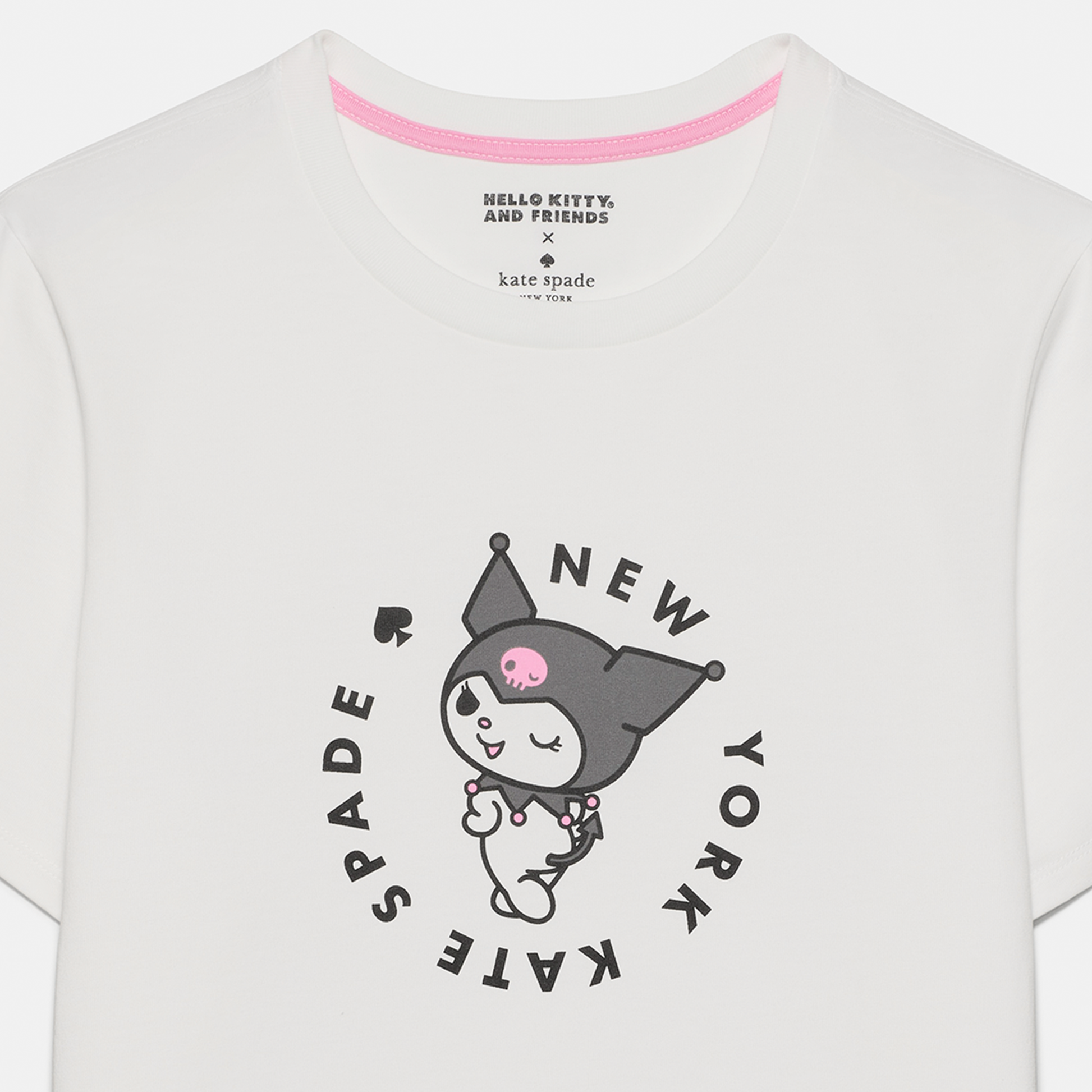 Kuromi x Kate Spade New York T-Shirt (Fresh White)